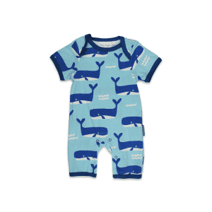 Whale Waves Romper from Toby Tiger