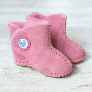 Sheepskin Cwtches in Pink from Inch Blue