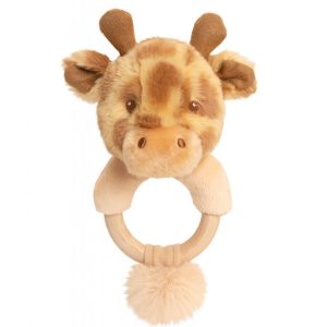 Huggy Giraffe Ring Rattle from Keeleco