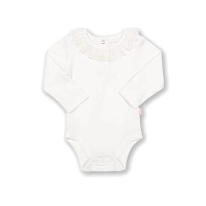 Kite Broderie Bodysuit | Organic | Cream