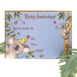 Party Invitations Pack of 10 - Koala