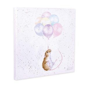 Wrendale 'Hold on Tight' Mouse Small Canvas