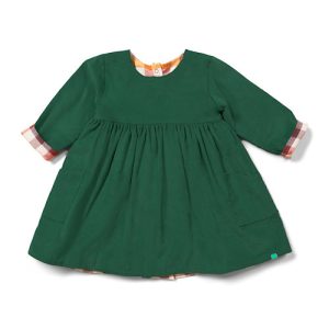 Vintage Green Day after Day Reversible Corduroy Pocket Dress from Little Green Radicals