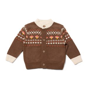 Toadstool Knitted Cardigan from Little Green Radicals