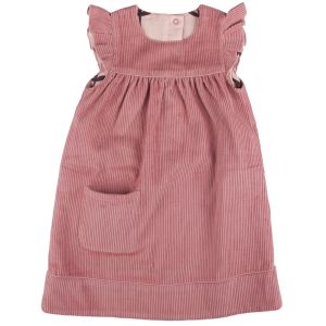 Winter Shift Dress in Pink (Reversible)