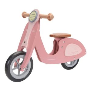 Little Dutch Wooden Balance bike scooter Dusky Pink
