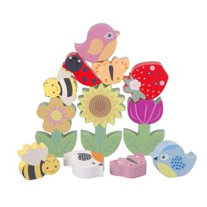 Wooden Stacking Toy - Spring Garden - Balancing Toy