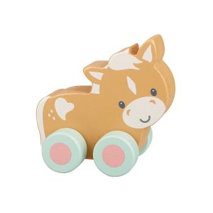 Orange Tree Toys Pony Wooden Push Toy