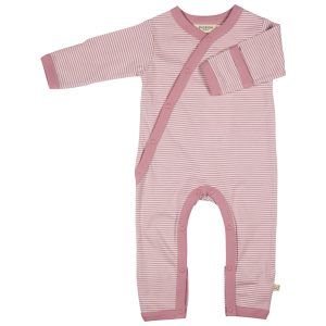 Kimono Romper - Fine Stripe in Pink