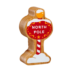 Red and White North Pole