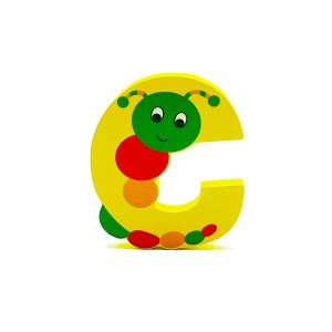 Orange Tree Toys Wooden Alphabet Letter - C