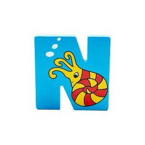 Orange Tree Toys Wooden Alphabet Letter - N