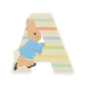 Peter Rabbit Wooden Letter - A