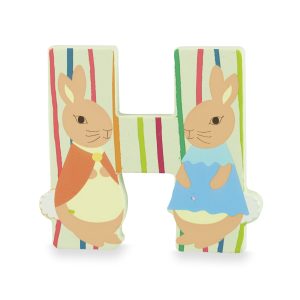 Peter Rabbit Wooden Letter - H