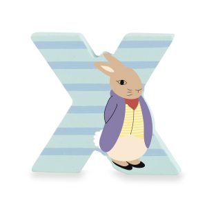 Peter Rabbit Wooden Letter - X