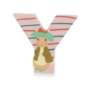 Peter Rabbit Wooden Letter - Y