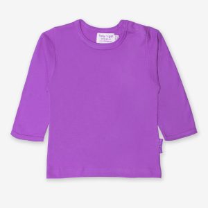 Organic Purple Long Sleeve T-Shirt from Toby Tiger