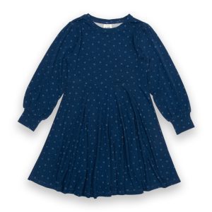 Navy Blue Heart Dress