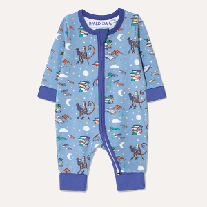 Zip Up Sleepsuit - Snuggly Reading