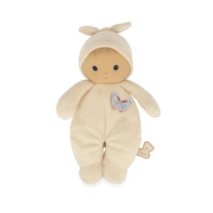Kaloo - Very Soft and Fluffy Baby Doll - Cream - 24cm - Washable - From Birth