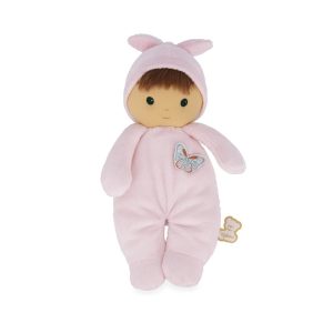 Kaloo - Very Soft and Fluffy Baby Doll - Pink - 24cm - Washable - From Birth