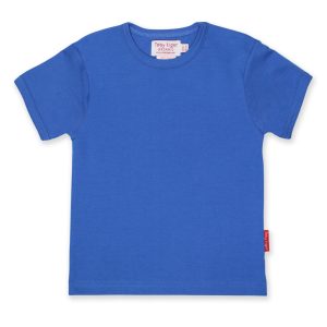 Organic Blue Short Sleeve T-Shirt from Toby Tiger